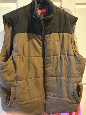 Coleman Brown Jacket with Black Sherpa Collar